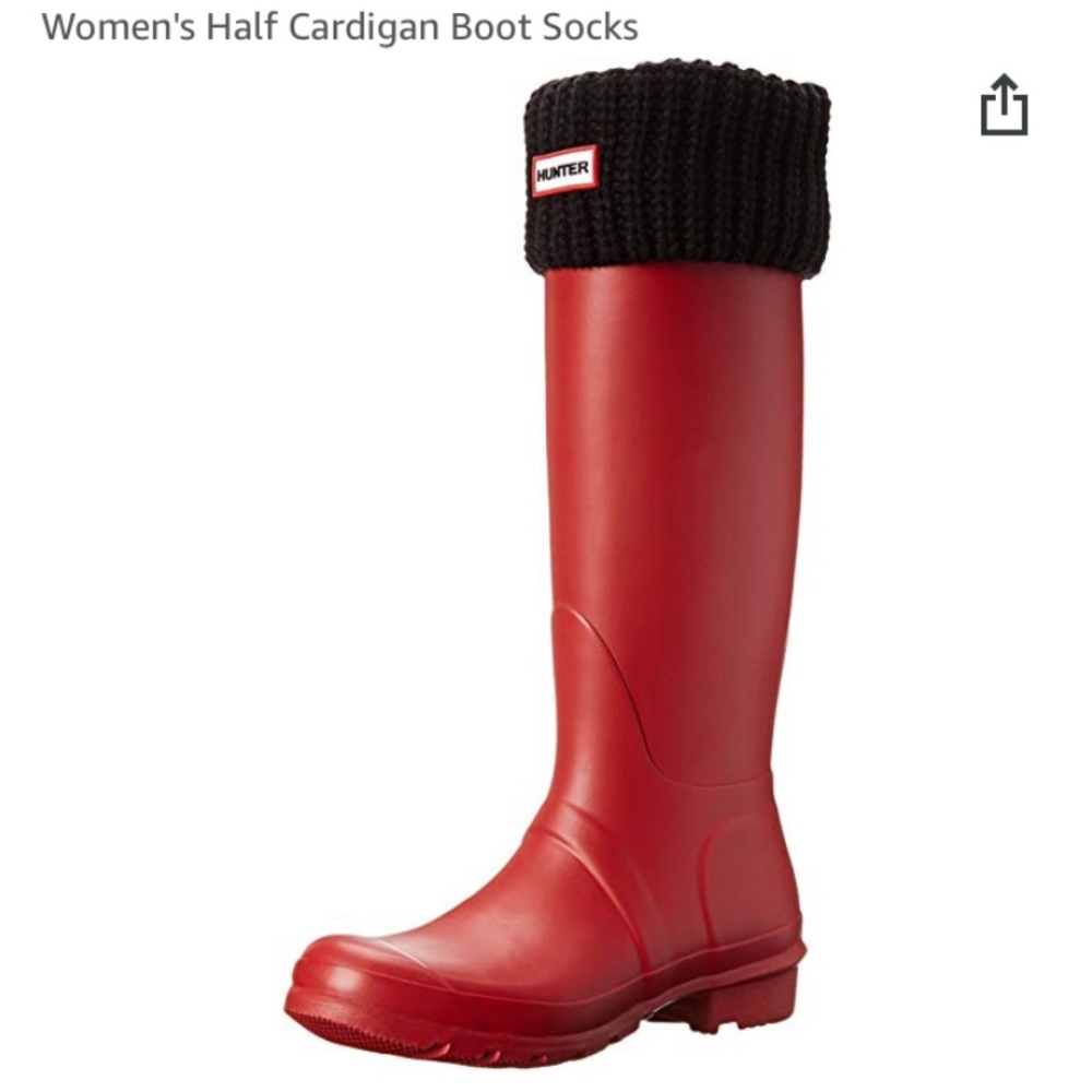 Hunter Women’s Half Cardigan Tall Boot Socks